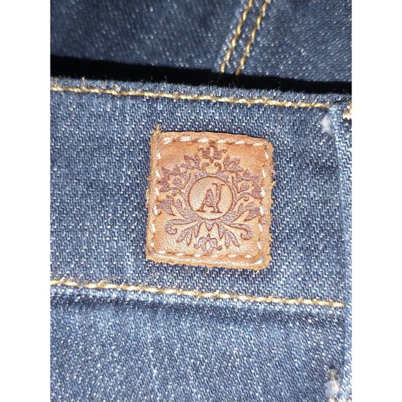 Vtg. AJ Women's Sz 6 Dark Wash Bootcut Jeans Denim Mid-rise Soft Girlfriend - Picture 3 of 7
